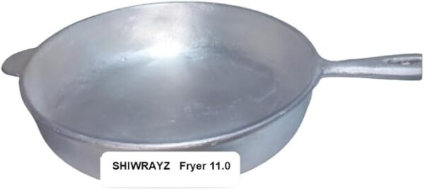 Jamaican Frying Pan Fryer pot 11 Inches Wide Jamaican Dutch Pot Fryer - Image 2